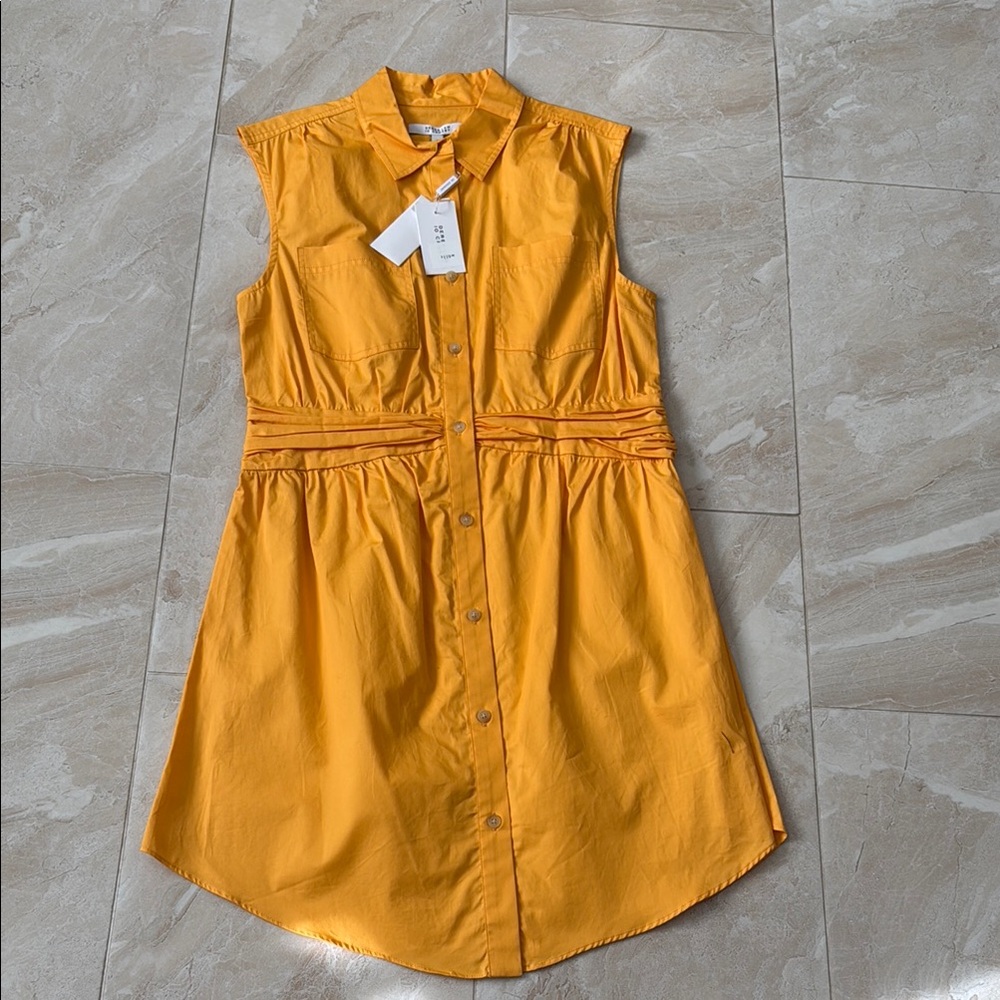 Derek Lam Yellow Mini Dress